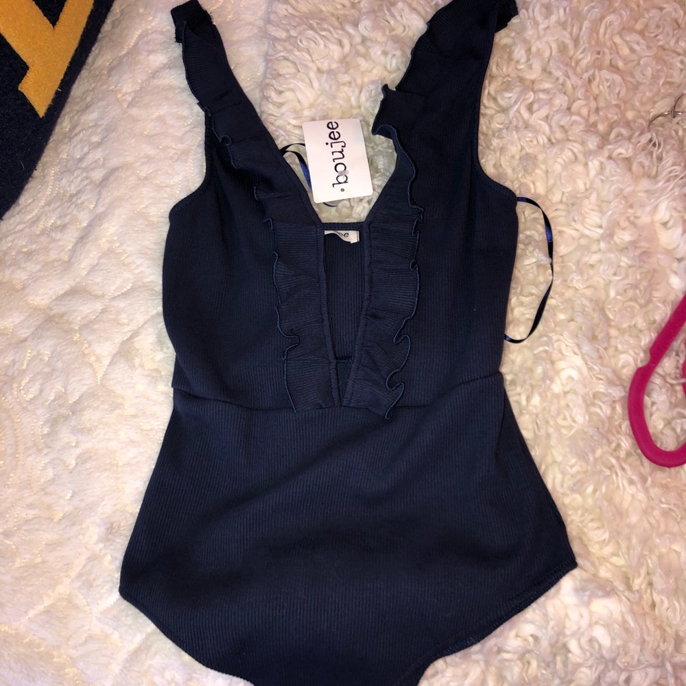 Navy bodysuit